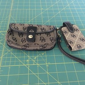 Dooney Wristlet and Flip Phone Case